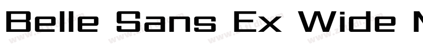 Belle Sans Ex Wide M字体转换 Belle Sans Ex Wide M字体转换